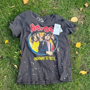 Chaser M AC/DC M  Graphic T-Shirt - Black